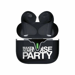 Наушники TWS QUMO LiFE 'Party' BT 0101 черный, вкладыши, Bluetooth, сенсорное управление, до 4 ч