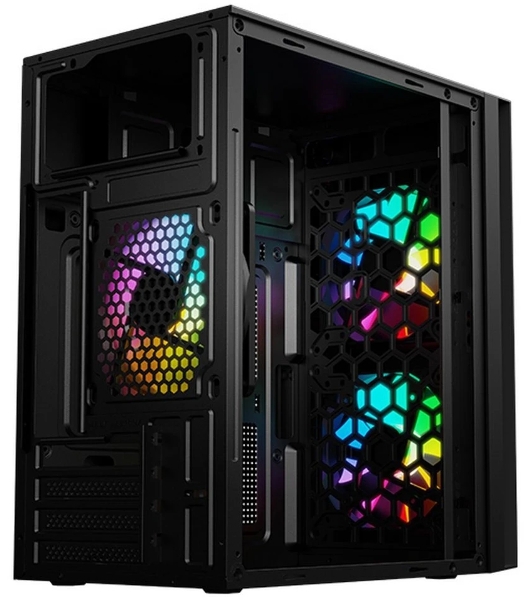 Компьютерный корпус ACD M2-500 mATX, PSU 500W; USB 3.0+USB1.1x2+HD Audio; FAN 3x120 мм