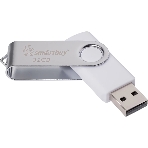 Флешка USB SmartBuy 032GB Twist White (SB032GB2TWW), фото 1