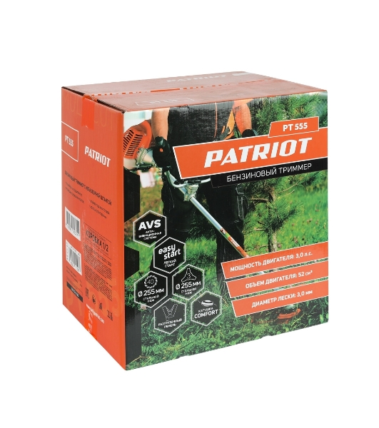 Триммер бензиновый Patriot PT 555, 3 л.с.