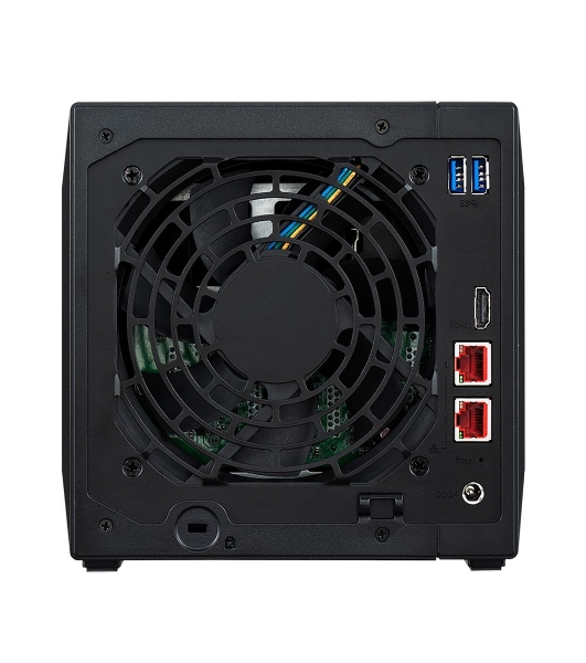 Сетевой накопитель ASUSTOR AS5404T 2-Bay NAS/Media player/Intel Celeron N5105 2.0GHz up to 2.9GHz, 4Gb SO-DIMM DDR4, noHDD(HDD,SSD),/2x 2,5Gb (LAN)/3xUSB3.2,HDMI; 90IX01R1-BW3S40
