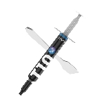 Термопаста ALSEYE T10 Thermal conductivity: 13.9W/m-k Color: Gray Conductivity: non-conductive specific gravity: 2.7g/cm³@25℃ Capacity: 1.2мл Weight: 2G, фото5