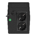 Источник бесперебойного питания ExeGate Power NB-1000.LED.AVR.2SH (1000VA/650W, LED, AVR, 2*Schuko, батарея 12V 9Ah, черный), фото6