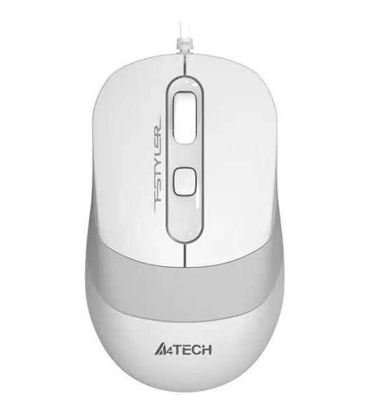 Комплект клавиатура+мышь A4Tech FStyler F1010 проводной, USB, 1600 DPI, белый/серый