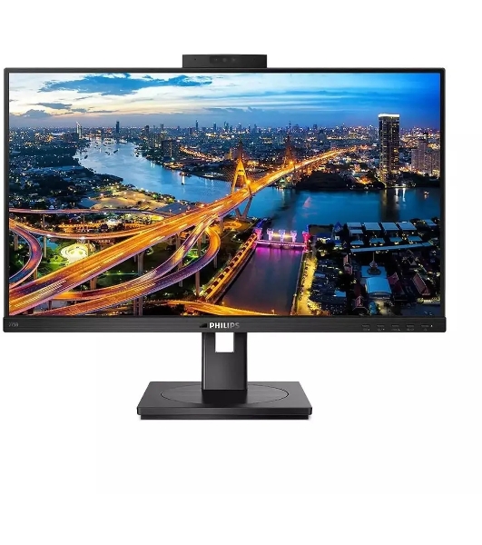 Монитор 27' Philips 275B1H IPS 2560x1440, 75 Гц, 4 мс, 16:9, 350 кд/м2, 1хHDMI, 1хDP, 1хDVI, черный