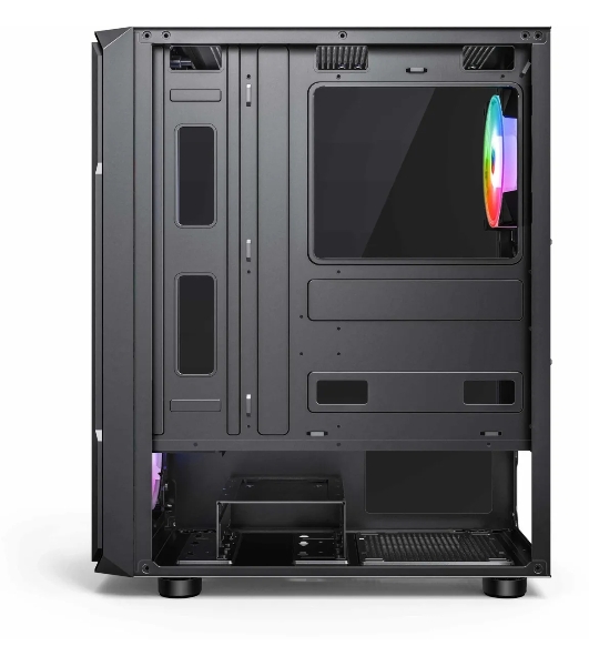 Компьютерный корпус Accord 3338 черный без БП ATX 1xUSB2.0 1xUSB3.0 1xUSB3.1 audio bott PSU