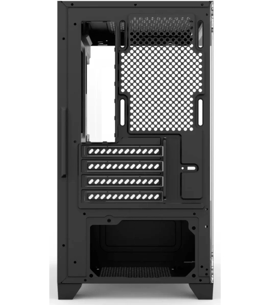 Компьютерный корпус Bloody BD-CC103 черный без БП mATX 7x120мм 1xUSB 2.0 1xUSB 3.0 audio bott PSU