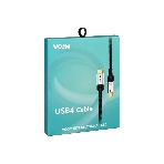 Кабель VCOM USB4 TypeC(M)--TypeC(M), 5K 60Hz, 8K 30Hz 40Gbps, PD 240W, 2м CU560-2M, фото9