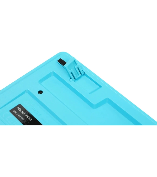 Клавиатура проводная A4Tech Fstyler FK10, USB, черный/синий