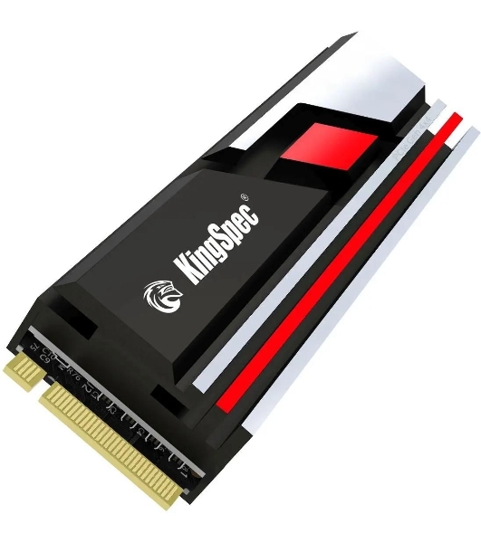 Накопитель SSD KingSpec XG7000, 2Tb, PCIe 4.0 x4, M.2 2280, NVMe, R/W 7400/6600, с радиатором