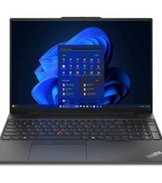 Ноутбук Lenovo ThinkPad E16 G2 Ryzen 7 7735U 16Gb SSD 512Gb AMD Radeon Graphics 680M 16' IPS WUXGA (1920x1200) без ОС black WiFi BT Cam (21M6S1F000)