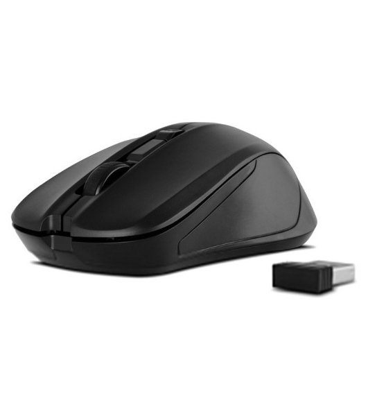 Мышь беспроводная SVEN RX-270W черный, 1600 dpi, радиоканал, USB, кнопки - 4