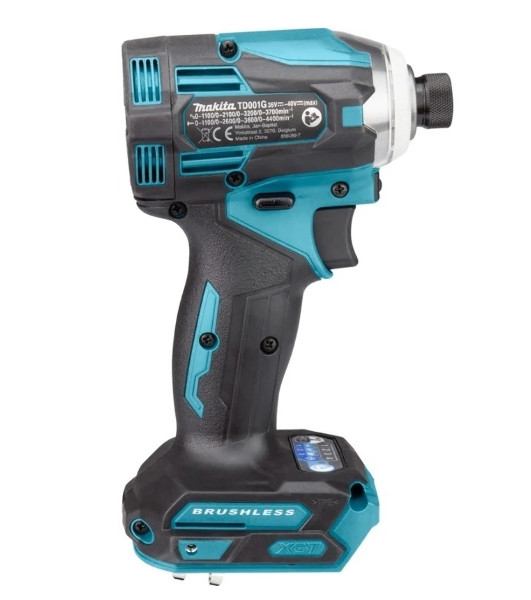 Дрель-шуруповерт Makita TD001GZ, 40 В, 0 Ач, 220 Нм, бесщеточный, ударный