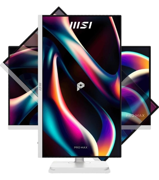 Монитор MSI 27' Pro MAX 271PHW E14 белый IPS LED 1ms 16:9 HDMI M/M матовая HAS Piv 1500:1 300cd 178гр/178гр 1920x1080 144Hz DP FHD USB 5.85кг