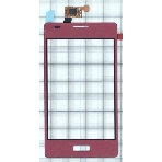 Сенсорное стекло (тачскрин) для LG Optimus L5 E610 E612. розовое, фото 1