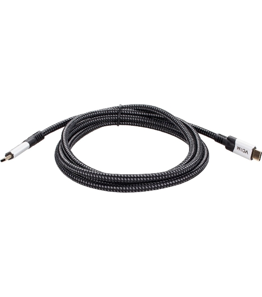 Кабель VCOM USB4 TypeC(M)--TypeC(M), 5K 60Hz, 8K 30Hz 40Gbps, PD 240W, 2м CU560-2M