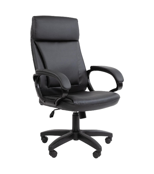 Кресло Chairman 794 LT черный, экокожа, 120 кг