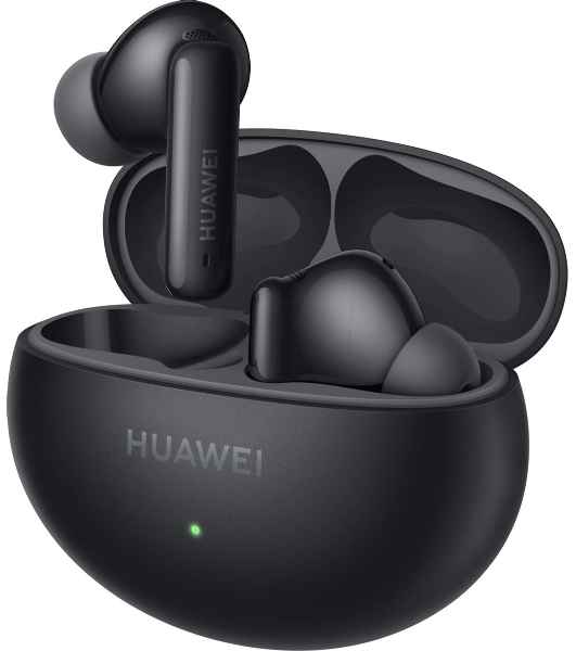 Наушники TWS Huawei FreeBuds 6i (Orca-T100) черный, внутриканальные, Bluetooth, активное шумоподавление, до 8 ч