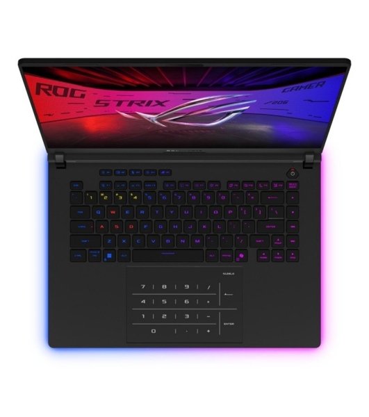 Ноутбук ASUS ROG Strix SCAR 16 G635LX-RW041 16'(2560x1600 miniLED (матовый, 240Hz, 3ms))/Intel Core Ultra 9 275HX(2.7Ghz)/32Gb/1024PCISSDGb/noDVD/Ext:NVIDIA GeForce RTX 5090(24576Mb)/Cam/BT/WiFi/90WHr/war 1y/2.8kg/Off черный/DOS + NumberPad