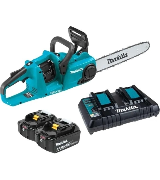 Цепная пила Makita DUC353CT2 36Вт дл.шины:14' (35cm) 5Ач