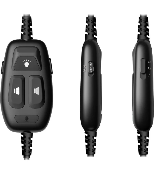 Гарнитура Bloody MC750 чёрный, проводная, USB, подсветка