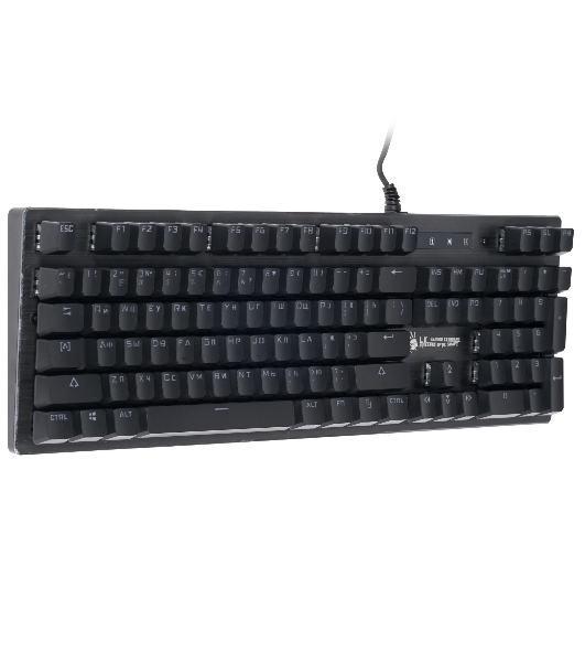 Клавиатура проводная A4Tech B760 механическая черный/серый USB Gamer LED