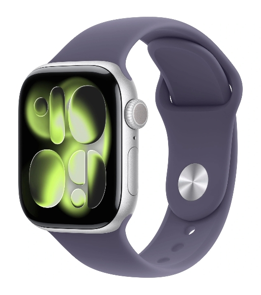 Умные часы Apple Apple Watch Series 11 GPS A3333 1.96' OLED, 4G (LTE), Wi-Fi, Bluetooth 5.3, NFC, IPX8, серебристый, фиолетовый