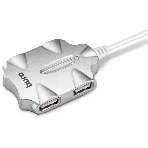 USB-концентратор Buro BU-HUB4-0.5-U2.0-Candy, USB 2.0, USB 4 порта, USB, фото 1