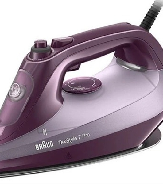 Утюг Braun SI7181VI сиреневый/фиолетовый, 3100 Вт, 50 г/мин, 230 г/мин, 300 мл