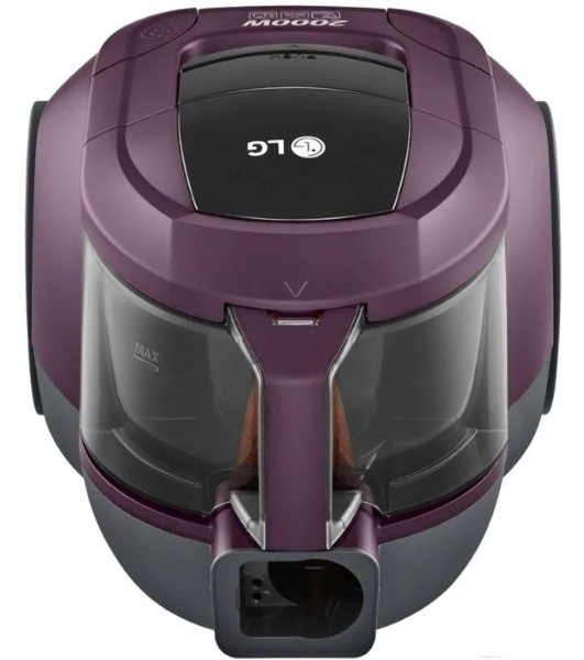 Пылесос LG VC5420NHTCW фиолетовый/черный, 380/2000 Вт, уборка сухая, пылесборник контейнер 1.3 л