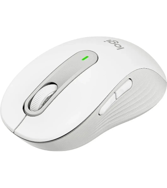 Мышь беспроводная Logitech Signature M650 белый, 4000 dpi, радиоканал, Bluetooth, USB, кнопки - 5