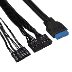 Компьютерный корпус Miditower ExeGate CP-603UB-UNS400 (ATX, БП UNS400 с вент. 12см, 2хUSB, аудио, черный), фото2