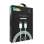 Кабель MORE CHOICE (4620202550385) K77a нейлон USB 3.0A PD 100W для Type-C Type-C 1 м белый, фото3