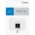 Флешка USB Smartbuy LARA Black (SB32GbLARA-K), 32Gb, USB 2.0, R/W 15/5, черный/белый, фото 1