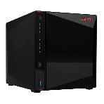 Сетевой накопитель ASUSTOR AS5404T 2-Bay NAS/Media player/Intel Celeron N5105 2.0GHz up to 2.9GHz, 4Gb SO-DIMM DDR4, noHDD(HDD,SSD),/2x 2,5Gb (LAN)/3xUSB3.2,HDMI; 90IX01R1-BW3S40, фото 1
