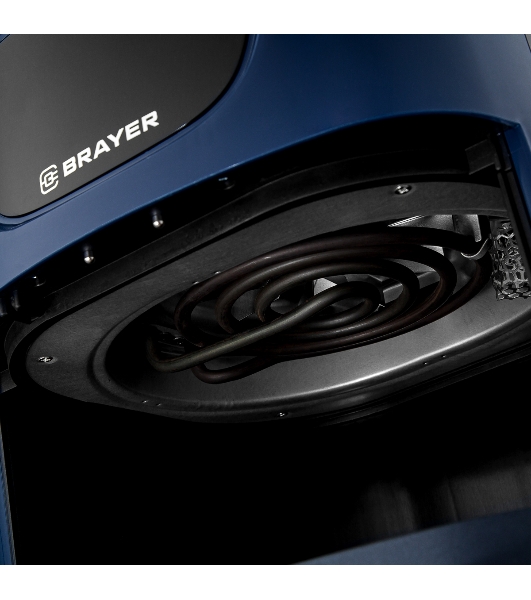 Аэрогриль BRAYER BR2036 синий, 1500 Вт, 5 л, упр. - сенсор, программ - 7