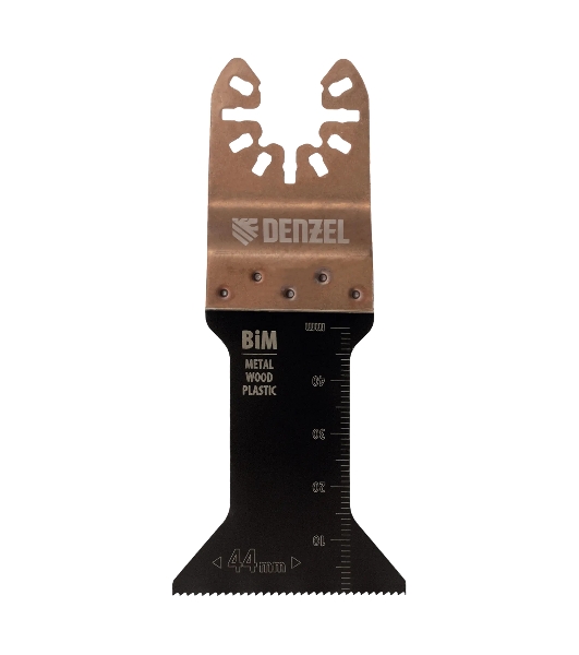 Насадка для МФИ Denzel режущая Т-образная, BiM, по металлу и дереву, 44 x 1,4 мм, мелкий зуб