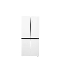 Холодильник Centek CT-1744 NF White Glass белый трехкамерный 267/148л морозилка снизу, No Frost, Side by Side, фото 1