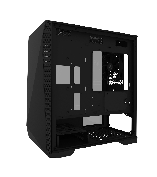 Компьютерный корпус ZALMAN Z1 ICEBERG, MicroATX, черный, WINDOW, 2xCOMBO (3.5' OR 2.5'), 3x2.5', 1xUSB 2.0, 2xUSB 3.0, FRONT 2x120мм, REAR 1x120мм