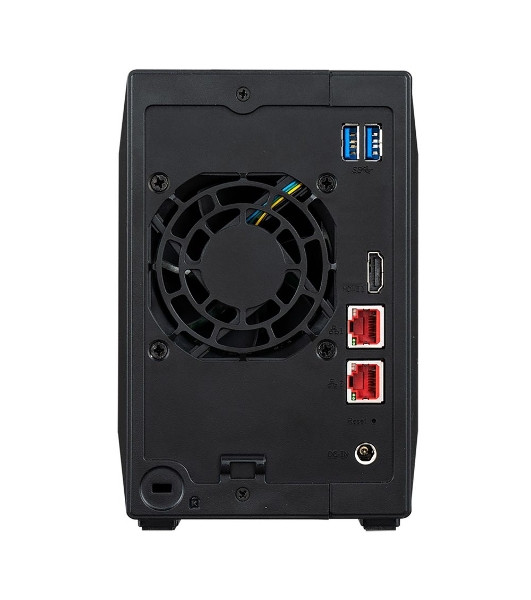 Сетевой накопитель ASUSTOR AS5402T 2-Bay NAS/Media player/Intel Celeron N5105 2.0GHz up to 2.9GHz, 4Gb SO-DIMM DDR4, noHDD(HDD,SSD),/2x 2,5Gb (LAN)/3xUSB3.2,HDMI; 90IX01R1-BW3S20