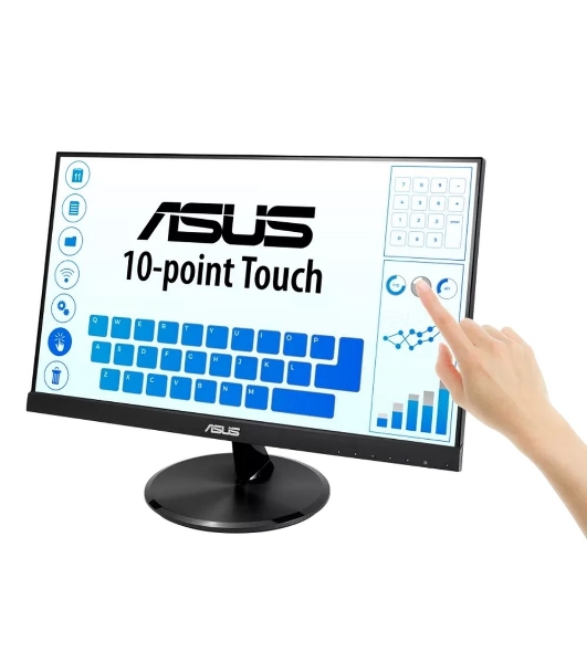Монитор 21.5' ASUS VT229H IPS 1920x1080, 60 Гц, 5 мс, 16:9, 250 кд/м2, 1xHDMI, сенсорный, черный