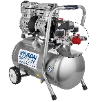 Компрессор поршневой Hyundai HYC 18224LMS безмасляный 180л/мин 24л 1000Вт серебристый, фото 1