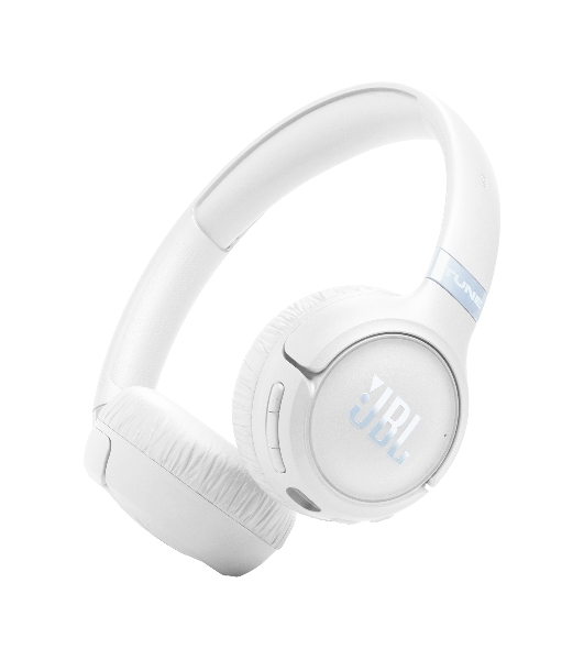 Беспроводные/проводные наушники JBL Tune 680NC белый, накладные, Bluetooth + проводной, адаптивное шумоподавление