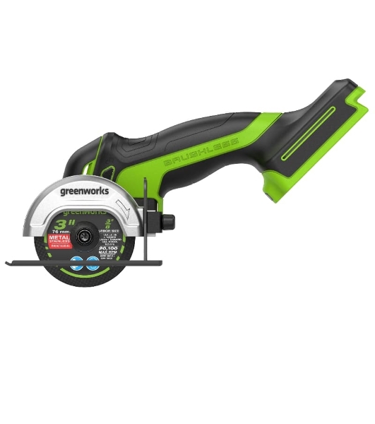 Угловая шлифовальная машина аккумуляторная GreenWorks GD24UCS, 24V, без АКБ и ЗУ (3402007)