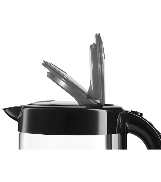 Электрочайник Bosch TWK70B03 черный, 1.7 л, 2400 Вт, скрытый нагревательный элемент