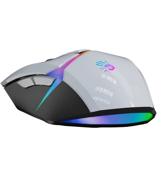 Мышь проводная A4Tech Bloody W60 Max белый, 10000 dpi, USB, кнопки - 10