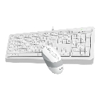 Комплект клавиатура+мышь A4Tech FStyler F1010 проводной, USB, 1600 DPI, белый/серый, фото11