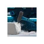 Молоток слесарный Gross 10279 1000 г, квадратный боек, фиберглассовая обрезиненная рукоятка, фото3