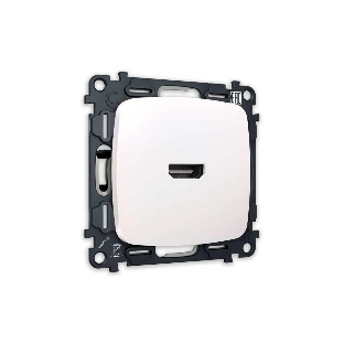 Комплект механизма розетки HDMI 2.0 OMEGA Жемчуг 40V/500mA 2.0GHz 5-18Gbit/s QUANT (OP2140, VM222) MO214010
