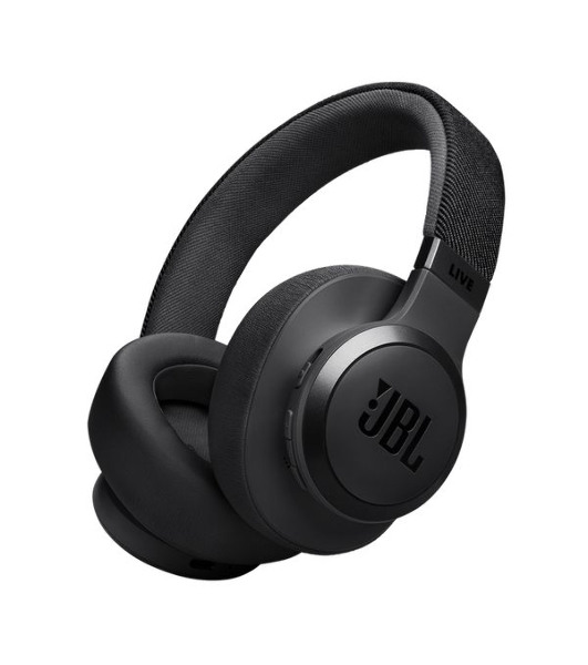 Беспроводные/проводные наушники JBL Live 770NC черный, полноразмерные, Bluetooth 5.3 + проводной, адаптивное шумоподавление , до 65 ч